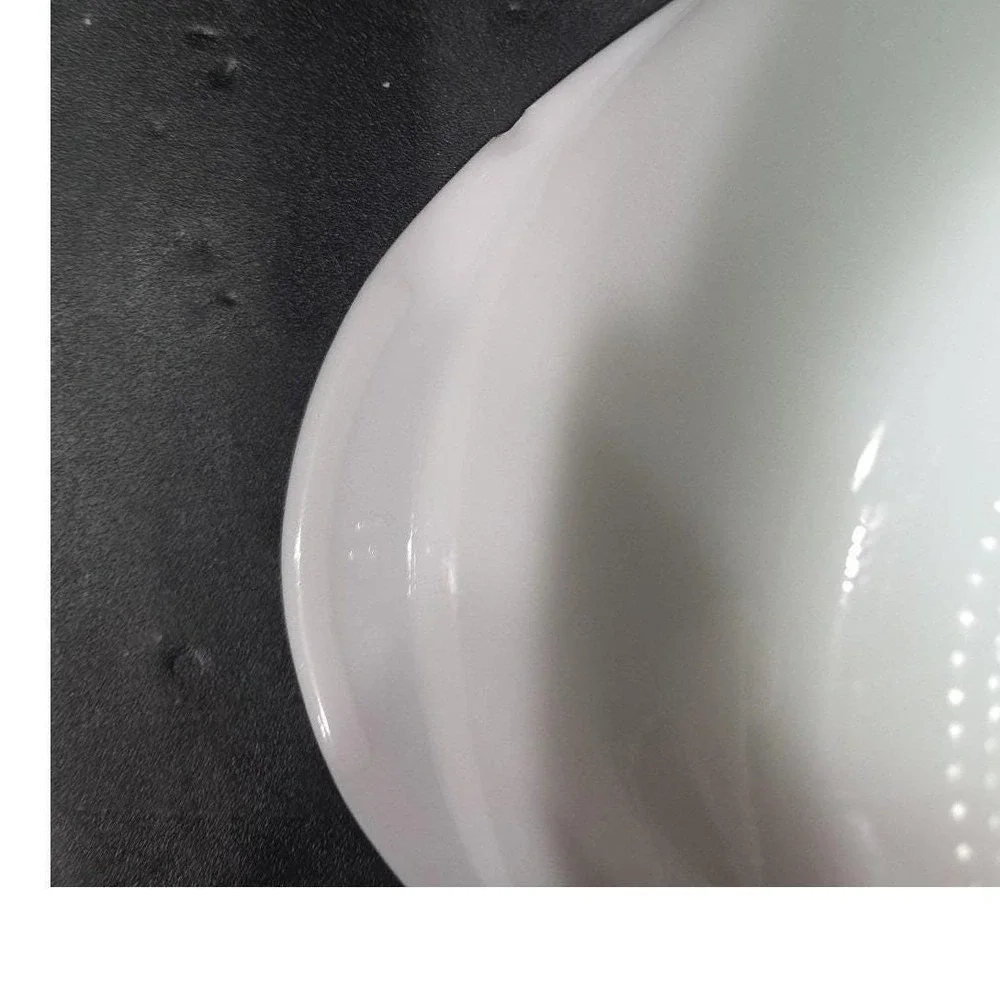 Glasbake Blue Cornflower Divided Casserole Dish, Vintage Milk Glass Bakeware‎